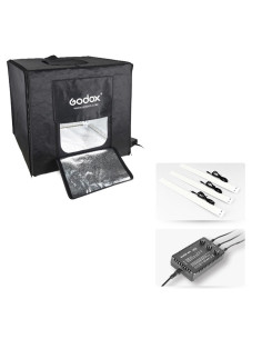 GODOX LST60 MINI STUDIO BOX 60X60X60 CM DIFFUSION BOX CON 3 LED