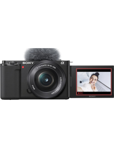 SONY ZV-E10 24,2MP + SELP1650 II VARI-ANGLE SCREEN FOR VLOGGING 4K