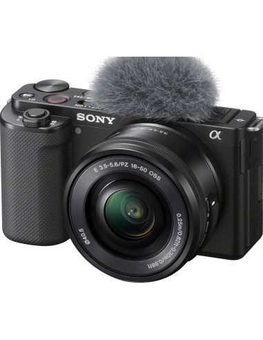 SONY ZV-E10 24,2MP + SELP1650 II VARI-ANGLE SCREEN FOR VLOGGING 4K