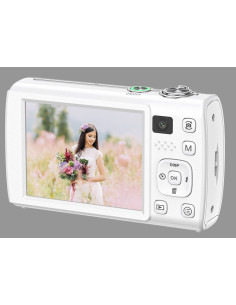 ASAKY PHOTO DIGITAL CAMERA SHUTTLE TOUCH DC408 48MP 2,8" IPS TFT 5K BIANCA OPTICAL ZOOM 5X 2