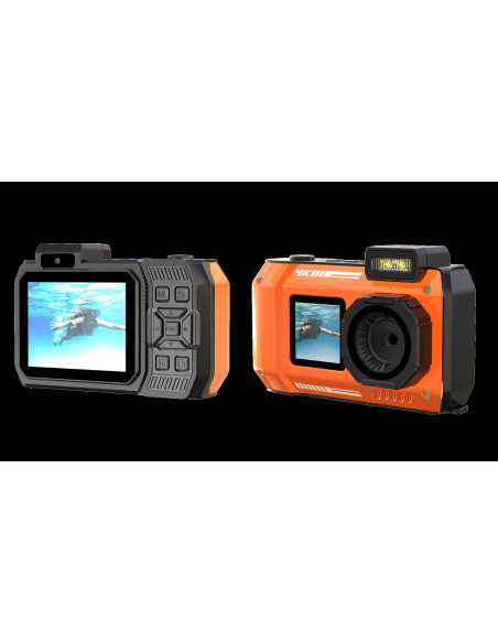 ASAKY PHOTO CAMERA DIGITALE D70 SPORT IMPERMEABILE 7MT ARANCIO