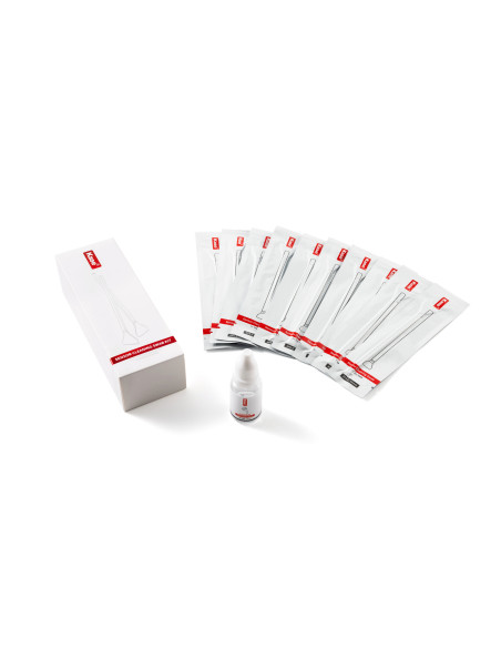 KASE KIT 10 SWAB PER PULIZIA SENSORE APS-C + LIQUIDO 15 ML