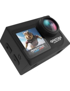 PATONA PLATINUM ACTION CAM LIFE SL4 5K CON APP DI CONTROLLO + 2 BATTERIE + 1 CHARGER