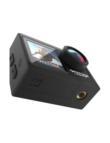 PATONA PLATINUM ACTION CAM LIFE SL4 5K CON APP DI CONTROLLO + 2 BATTERIE + 1 CHARGER