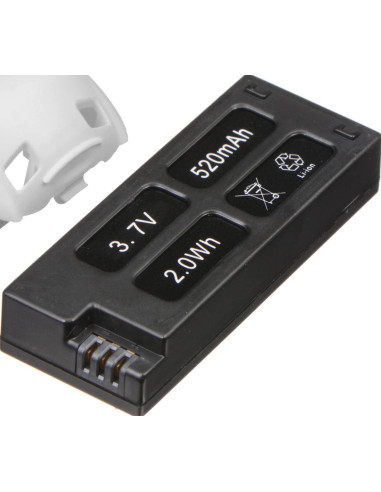 HUBSAN 520MAH LIPO BATTERY + BATTERY COMPARTMENT COVER X DRONE 107D+
