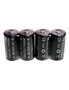 SWISS-GO SET 4 BATTERIE LITIO V3,7 3600mAh PER GIMBAL DG1