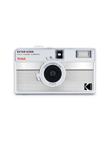 KODAK EKTAR H35-N HALF FRAME FILM CAMERA ANALOGICA RK0302 STRIPED SILVER