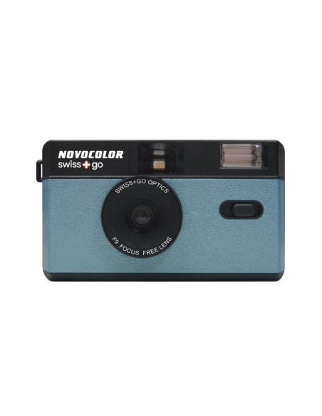 SWISS-GO PHOTO CAMERA NOVOCOLOR 35MM ANALOGICA BLU