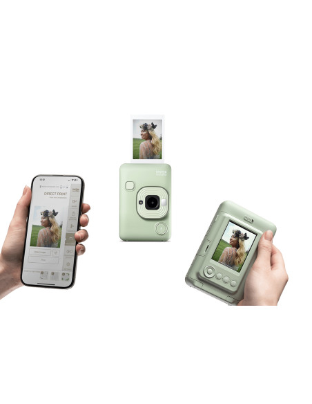 FUJI INSTAX MINI LIPLAY MATCHA GREEN VN EX D INSTANT CAMERA