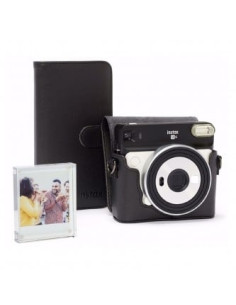 FUJI BORSA IN ECOPELLE+ALBUM+ACRYLIC FRAME PER INSTAX SQUARE SQ 6 BLACK
