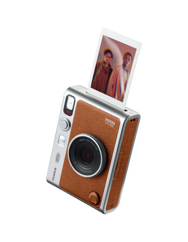 FUJI INSTAX MINI EVO HYBRID CAMERA MICRO-SD MONITOR 3,0" BROWN USB-C