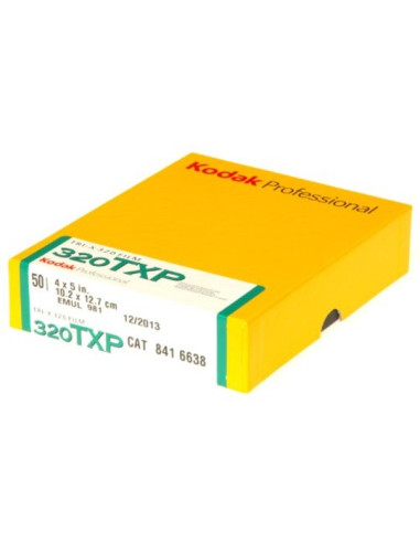 KODAK 8416638 TXP TRI-X 320 4X5 10,2X12,7/50 PZ