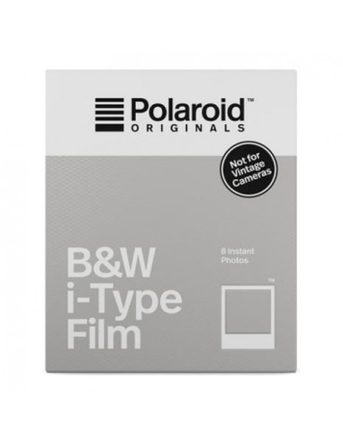 POLAROID ORIGINALS B&W FILM PER ONE STEP, I-TYPE (BATTERYLESS) 6001 