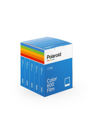 POLAROID ORIGINALS COLORS FILM SERIE 600 COLOR 5-PACK 5X8 6013