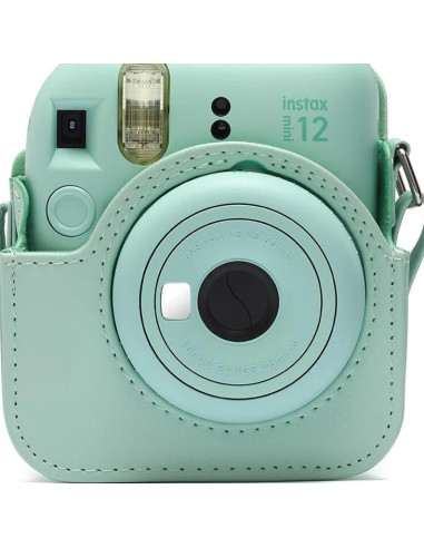 FUJI BORSA IN PELLE PER INSTAX MINI 12 MINT GREEN