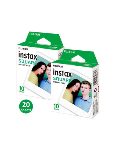FUJI INSTAX, SQUARE FILM 6X6, 20 DOPPIE  16576520