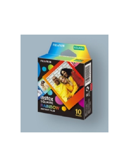 FUJI INSTAX, SQUARE FILM 6X6 RAINBOW 10 SINGLE