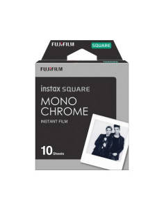 FUJI INSTAX, SQUARE FILM 6X6 MONOCHROME 10 SINGLE