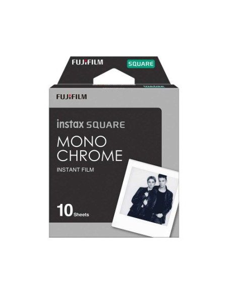 FUJI INSTAX, SQUARE FILM 6X6 MONOCHROME 10 SINGLE