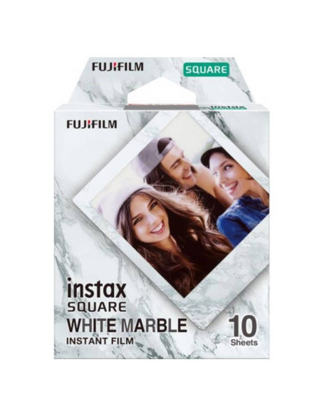 FUJI INSTAX, SQUARE FILM 6X6 WHITE MARBLE 10 SINGLE