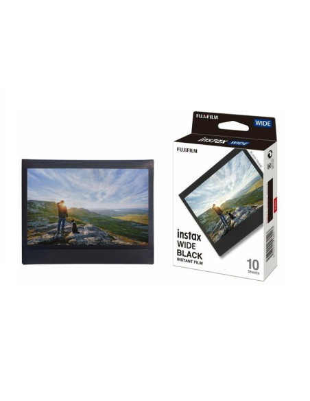 FUJI INSTAX WIDE FILM BLACK FRAME SINGLE 10 SCATTI