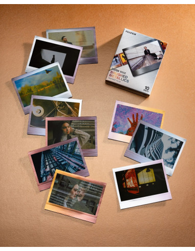 FUJI INSTAX WIDE 10 SINGLE BRUSHED METALLICS FILM 3084