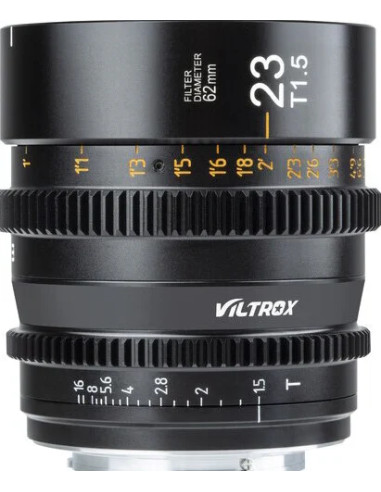 VILTROX OBIETTIVO CINE APS-C MF 23MM /T1.5 SONY E-MOUNT