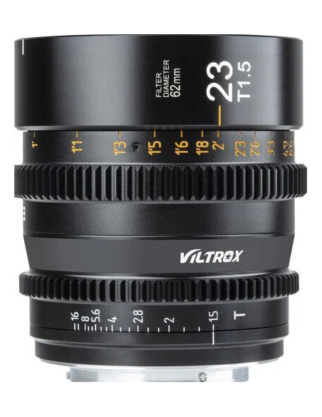 VILTROX OBIETTIVO CINE APS-C MF 23MM /T1.5 SONY E-MOUNT
