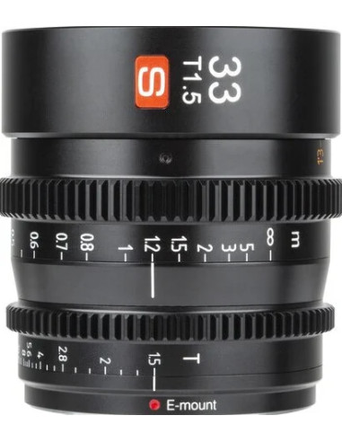 VILTROX OBIETTIVO CINE APS-C MF 33MM /T1.5 SONY E-MOUNT