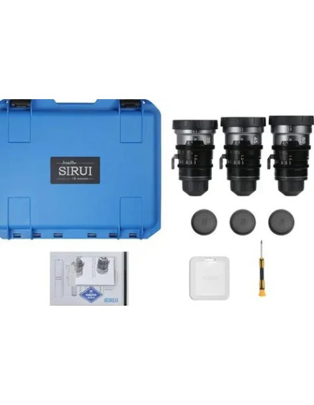 IRONSTAR T1.9 1.5X ANAMORPHIC FULL FRAME CINE LENSES 35MM&45MM&60MM(BLUE FLARE)