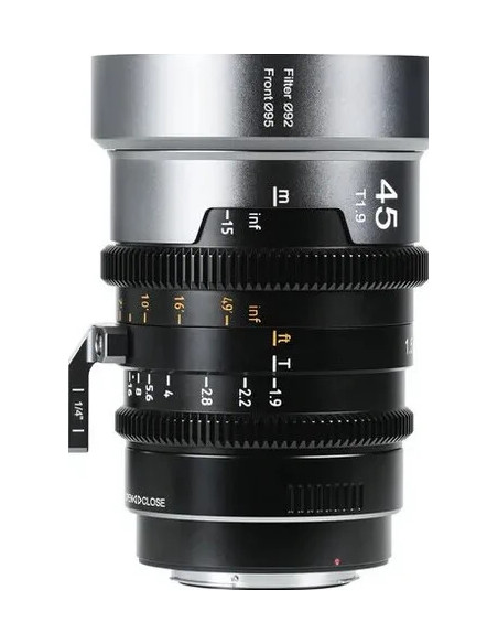 IRONSTAR T1.9 1.5X ANAMORPHIC FULL FRAME CINE LENSES 45MM(BLUE FLARE)