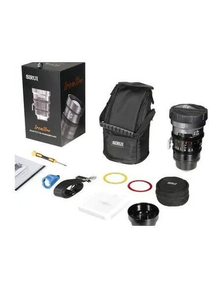 IRONSTAR T1.9 1.5X ANAMORPHIC FULL FRAME CINE LENSES 45MM (NEUTRAL FLARE)