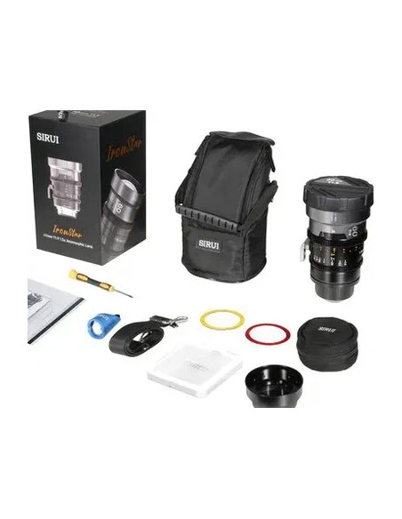 IRONSTAR T1.9 1.5X ANAMORPHIC FULL FRAME CINE LENSES 60MM(BLUE FLARE)