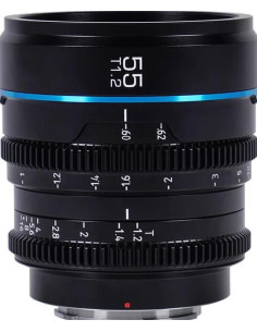 SIRUI OBIETTIVO 55MM T1.2 S35 APS-C NIGHTWALKER MANUAL FOCUS CINE LENS (E-MOUNT BLACK) 2