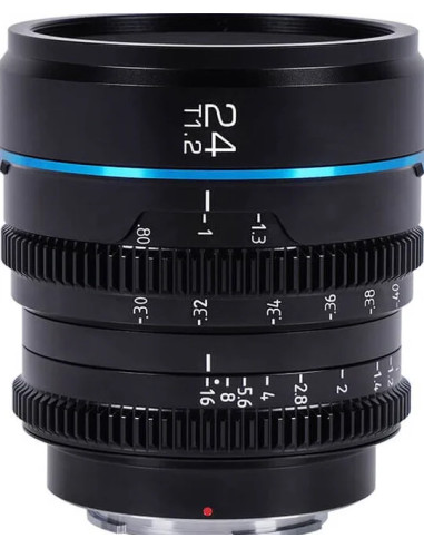 SIRUI OBIETTIVO 24MM T1.2 S35 APS-C NIGHTWALKER MANUAL FOCUS CINE LENS (RF-MOUNT BLACK)
