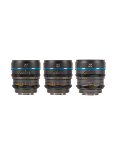 SIRUI OBIETTIVO 24MM 3555MM T1.2 S35 NIGHTWALKER MANUAL FOCUS CINE LENS BUNDLE (RF MOUNT BLACK)