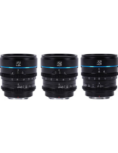 SIRUI OBIETTIVO 24MM 3555MM T1.2 S35 NIGHTWALKER MANUAL FOCUS CINE LENS BUNDLE (RF MOUNT BLACK) 2