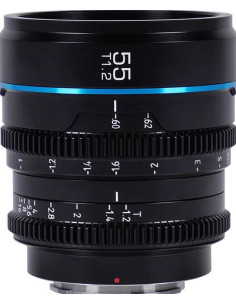 SIRUI OBIETTIVO 55MM T1.2 S35 MANUAL FOCUS CINE LENS (RF MOUNT BLACK) 2