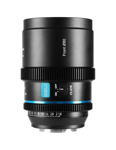 Sirui Obiettivo Anamorfico 40mm T1.8 1.33X S35 AF E-Mount Blue Flare