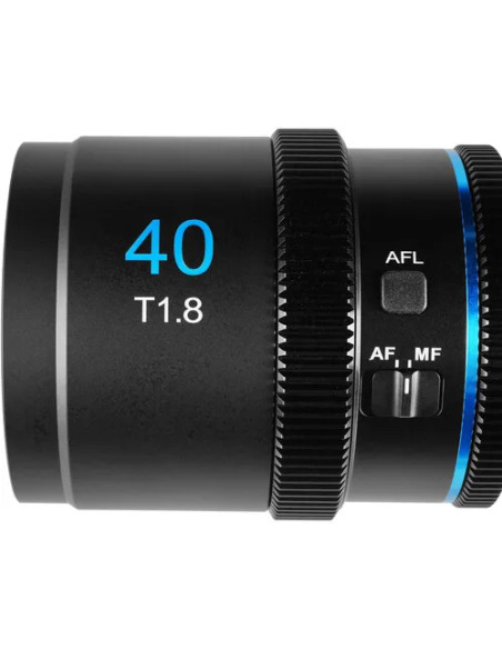 Sirui Obiettivo Anamorfico 40mm T1.8 1.33X S35 AF E-Mount Blue Flare