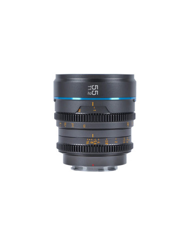 SIRUI NIGHTWALKER SERIES 55MM T1.2 S35 MF CINE LENS M4/3 MOUNT GUN METAL GRAY