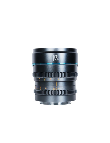 SIRUI NIGHTWALKER SERIES 75MM T1.2 S35 MF CINE LENS M4/3 MOUNT GUN METAL GRAY