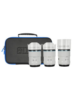 SIRUI SNIPER 23MM 33MM/ 56MM F1.2 APSC AF LENS KIT X-MOUNT WHITE CARBON FIBER