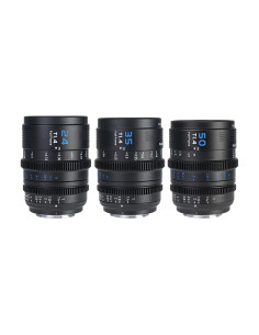 SIRUI VISION PRIME 1 SERIES T1.4 FULL-FRAME CINE LENS KIT WITH 24MM/30MM/50MM NATIVE E-MOUNT MENTAL GREY COLOR Z/RF/L MOUNT ADAP