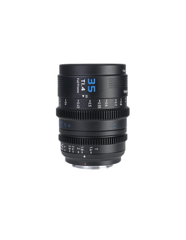 SIRUI VISION PRIME 1 SERIES 35MM T1.4 FULL-FRAME CINE LENS NATIVE E-MOUNT BLACK COLOR Z/RF/L MOUNT ADAPTER