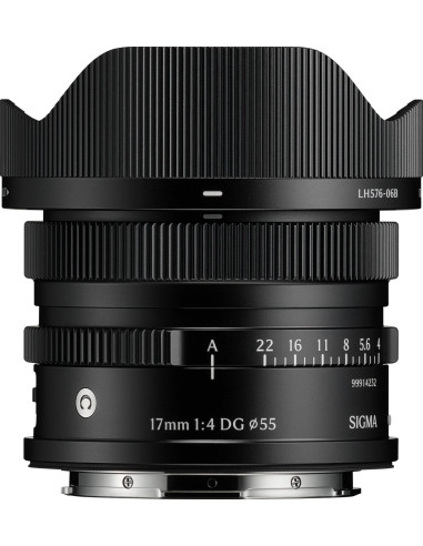 17mm f/4 DG Contemporary L-Mount - Nero i-Series