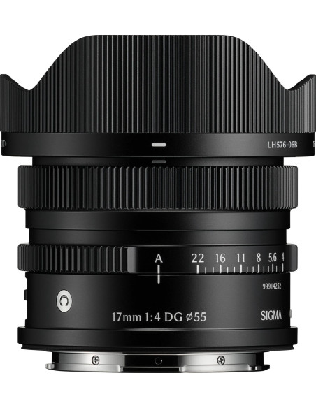 17mm f/4 DG Contemporary L-Mount - Nero i-Series