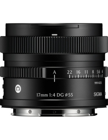 17mm f/4 DG Contemporary L-Mount - Nero i-Series