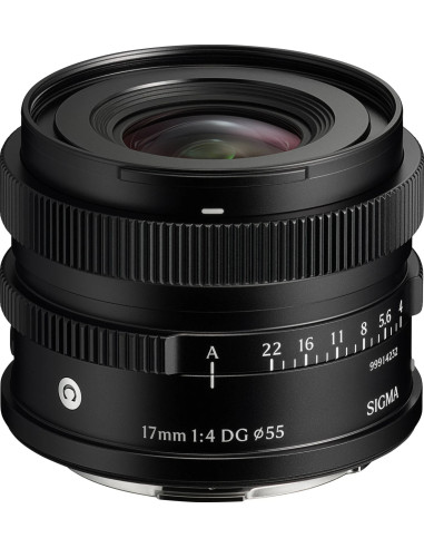 17mm f/4 DG Contemporary L-Mount - Nero i-Series
