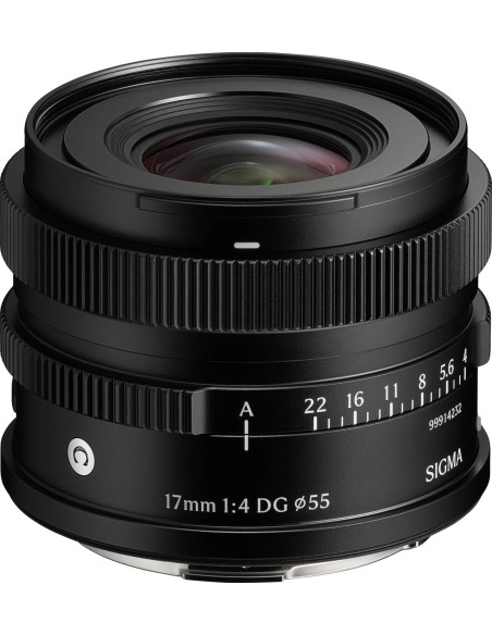 17mm f/4 DG Contemporary L-Mount - Nero i-Series